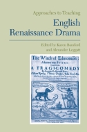 Approaches to Teaching English Renaissance Drama Cover