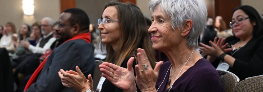people attending a lecture