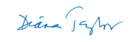 Diana Taylor signature